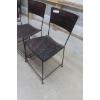 Image 4 : 4 Stackable Wrought Iron Chairs