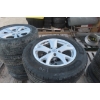 Image 2 : Set of 4 Nissan Rims and Tires, 225/65R17 — Good Used