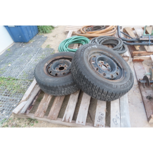2 x Tires and Rims 215 70R 15
