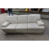 Image 1 : Leather/Leather Style Couch 86'' Wide 
