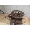 Image 2 : Vintage Kerosene Pressure Stove Cast Iron Burner and Fuel Tank