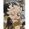 Image 2 : Metal Betty Boop Sign, “Born to Boop,” 18" x 16"