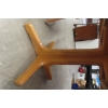 Image 4 : Oak Pedestal Dining Table Plus Four Chairs