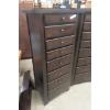 Image 4 : Dark Wood King Bedroom Set Bed Frame, Dressers, and Nightstands