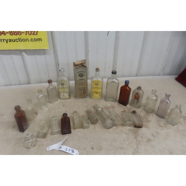 Twenty-Three Old Medicine Bottles
