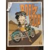 Image 1 : Metal Betty Boop Sign, “Born to Boop,” 18" x 16"