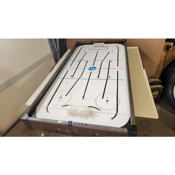1960s NHL Table Hockey Game, 24" x 48", Wood Frame, Needs Minor Repairs; Includes New Toronto
