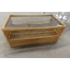 Image 1 : Wicker And Glass Coffee Table
