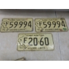 Image 4 : Eleven Manitoba License Plates Dated 1971
