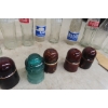Image 7 : Seventeen Pop Bottles, Two Glass Insulators, and Wooden Crate