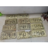 Image 1 : Eleven Manitoba License Plates Dated 1971