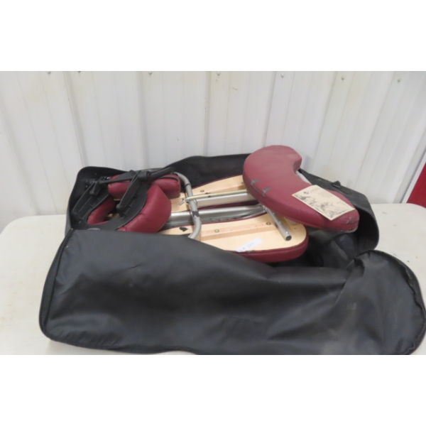EarthLite Vortex Portable Massage Chair with Carrying Case