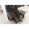 Image 13 : Dark Wood King Bedroom Set Bed Frame, Dressers, and Nightstands