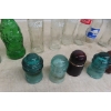 Image 6 : Seventeen Pop Bottles, Two Glass Insulators, and Wooden Crate