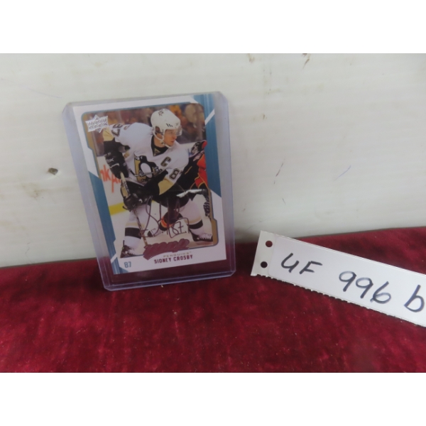 Sidney Crosby Upper Deck 2008–09 Autographed Hockey Card