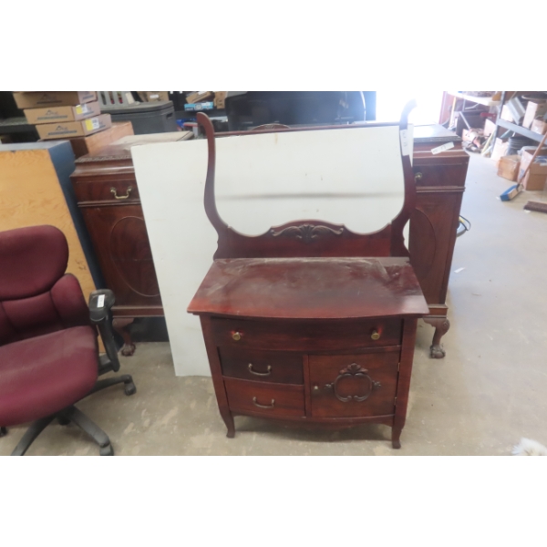 Wash Stand with Towel Rack