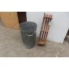 Image 1 : Metal Gabage Can and Corner Shelf