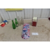 Image 1 : Coca-Cola Napkin Dispenser, Pepsi Thermometer And Four Pop Bottles