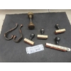 Image 1 : Brass Door Knobs Two Coat Hooks And Four Rubber Stamps Including Hudson’s Bay Company