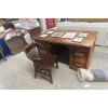 Image 1 : Late 1800s Oak Desk with History at Hudsons Bay Office with Photo