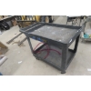 Image 3 : Poly Two-Tier Shop Cart, 33" x 25" x 44"