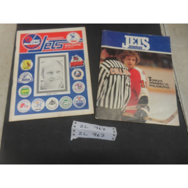 Two Jet Magazines From 1979–80 And 1973 Featuring Bobby Hull