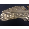 Image 3 : Brass Captain’s Quarters Nautical Wall Decor Plaque, 3 1/2" x 12"