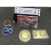 Image 1 : Two Trump Commemorative Medallions Dated 2020 And 2024 Keychain