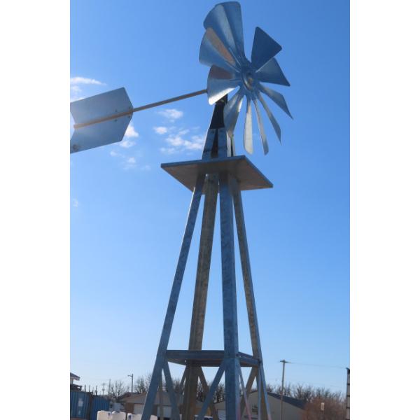 10' Metal Windmill