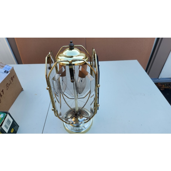 11" Ceiling Light Fixture and Thirty-Five Assorted Bulbs