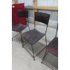 Image 6 : 4 Stackable Wrought Iron Chairs