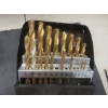 Image 3 : Mastercraft Titanium-Coated Drill Bit Set With 1/2" Drive Ratchets, Extensions And1/4" Drive Microme