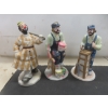 Image 2 : Three Flambro Figurines, Approximately 8" Tall And Three Goebel Figurines, Tallest 5"