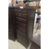 Image 5 : Dark Wood King Bedroom Set Bed Frame, Dressers, and Nightstands