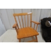 Image 3 : Youth Wood Rocking Chair + Plush Bear