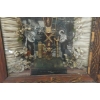 Image 5 : Antique Religious Display, "Thy Kingdom Come" 17 1/2" x 21 1/2"