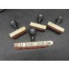 Image 6 : Brass Door Knobs Two Coat Hooks And Four Rubber Stamps Including Hudson’s Bay Company