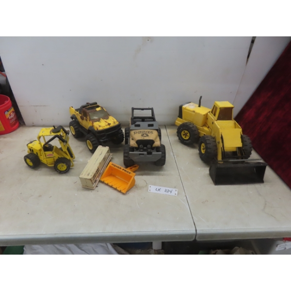 Tonka Trucks, Loader, Forklift and More