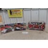 Image 1 : M&M Fire Truck Candy Dispenser in Box, Plus Two Revell 1:24 Scale NASCAR Models
