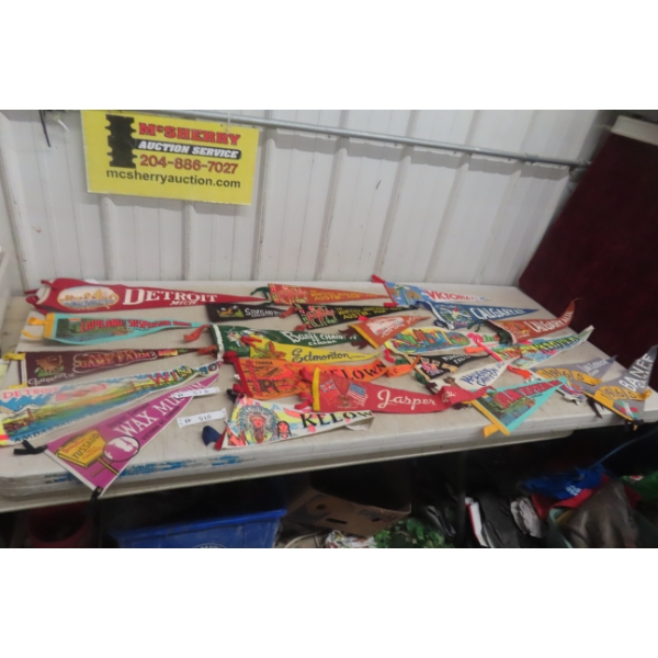 Twenty-Four Pennants Canada And USA Holiday Destinations