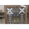 Image 3 : Two Stained Glass Multi-Color Window Panels, 16" x 30" And 17" x 32"