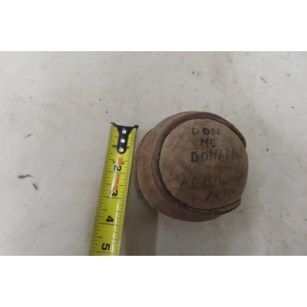 Vintage Leather Baseball (Circa 1937)