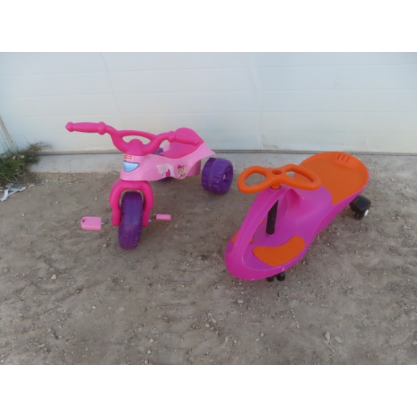 Toddler Push Toys and Barbie Tricycle