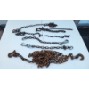 Image 1 : 20' x 1/4" Logging Chain With Two Hooks and 20' of Miscellaneous Chains (Assorted Lengths)