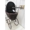 Image 5 : Wicker and Metal Stroller - 35" x 25" x 12"