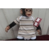 Image 3 : Ashton-Drake “Zeke” Realistic Chimpanzee Doll With Romper, Box & COA