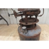 Image 3 : Vintage Kerosene Pressure Stove Cast Iron Burner and Fuel Tank