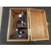 Image 8 : Tasco Microscope 150x, 300x, And 600x Magnification And Wooden Case