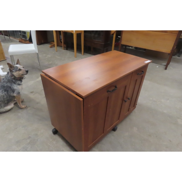 Rolling Sewing Cabinet, Extended Size 63" x 20" x 29"