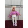 Image 1 : 18" Fashion Doll With Ombre Purple Hair, Lace Pants & Pink Glitter Shoes
